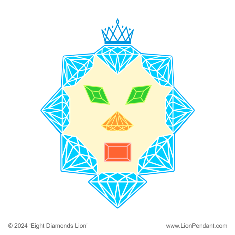 Eight Diamonds Lion