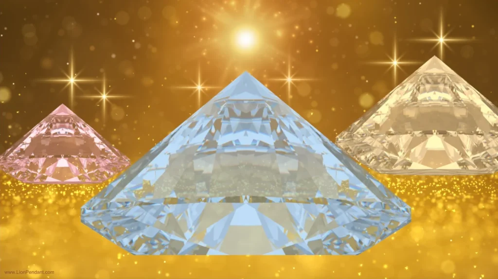Diamond Pyramids in the Golden World